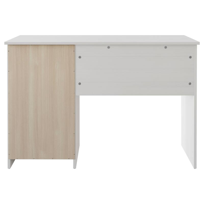 CraftPorch Mid Century wooden Writing Table with Cabinet