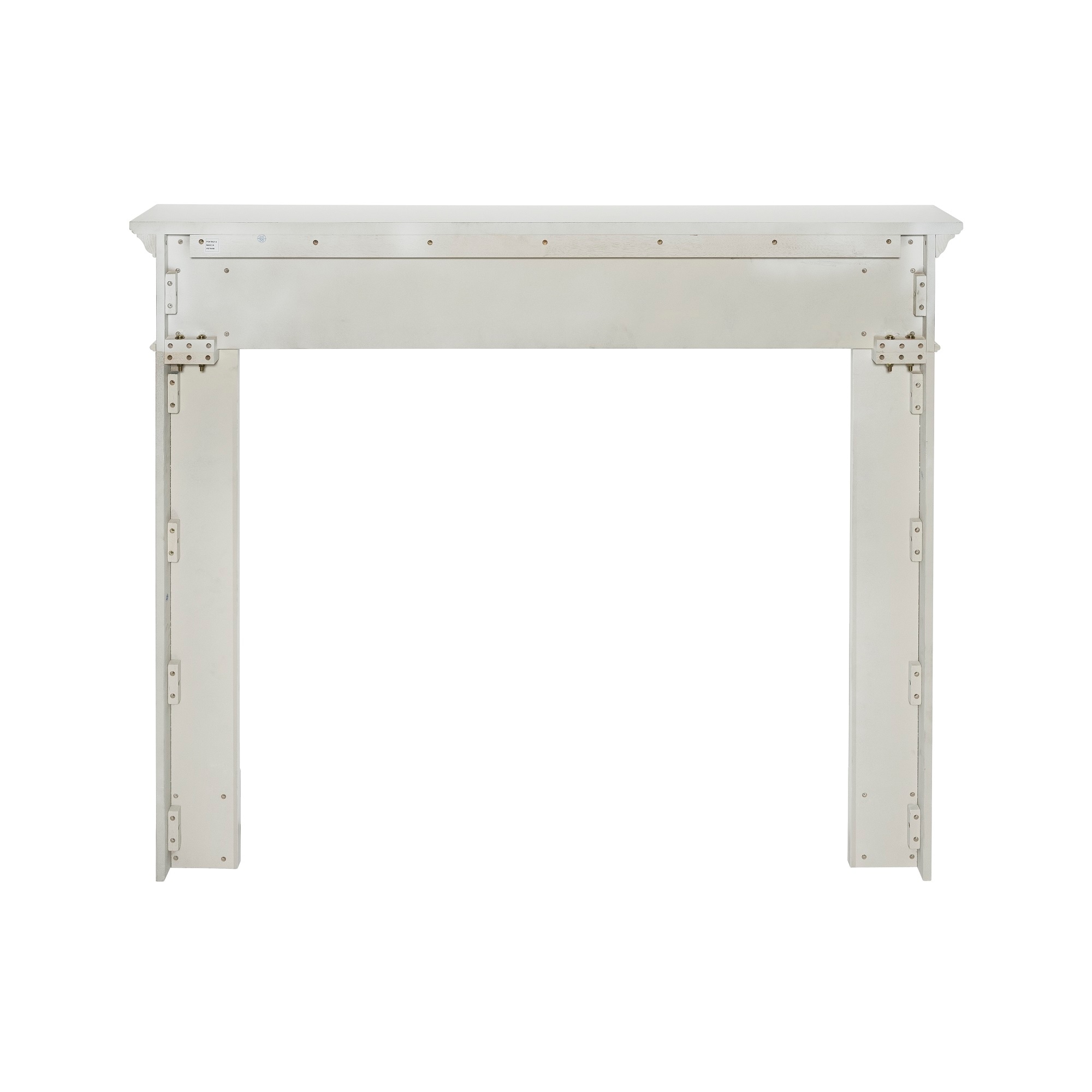 Shop 64 White Paint Mike Fireplace Mantel Mdf Overstock 29951783