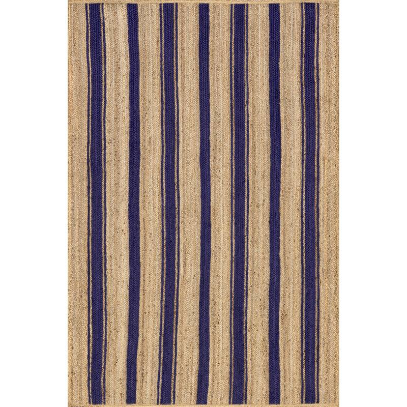 Calathea Striped Jute Area Rug