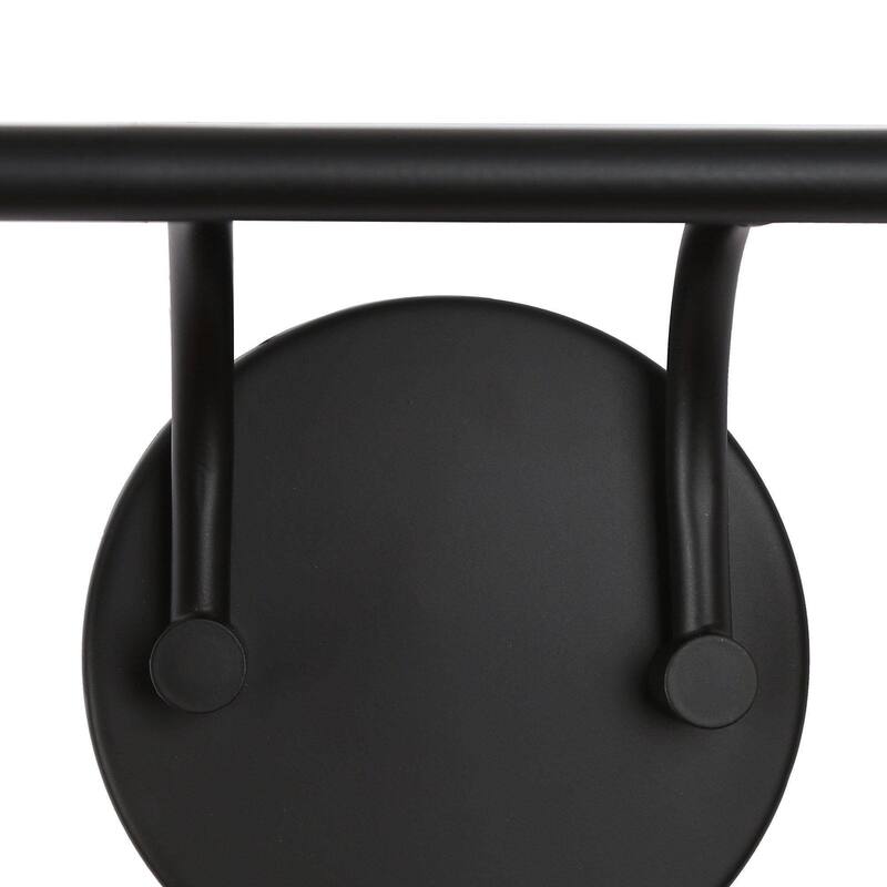 2/3/4-Light Bathroom Black Vanity Lights Modern Wall Sconce Lighting with Glass Shade