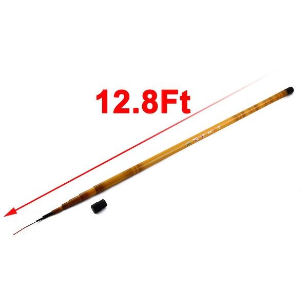 Carbon Fiber Telescopic 8 Sections Fishing Pole Angling Rod Brown 12.8Ft  Length - Bed Bath & Beyond - 17625887