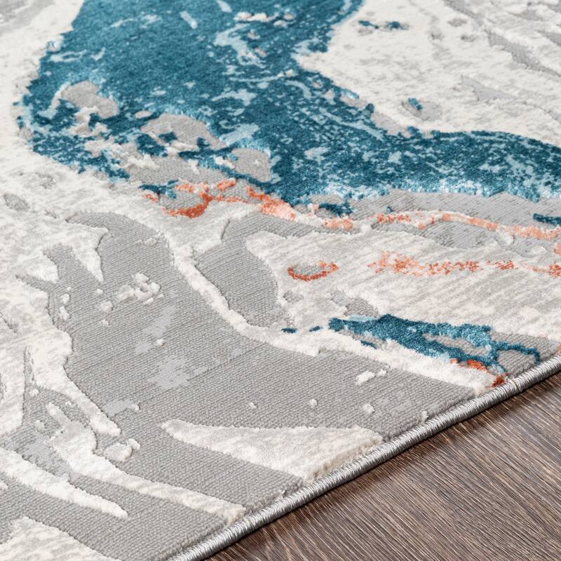 Livabliss Tineke Flowing Abstract Modern Area Rug