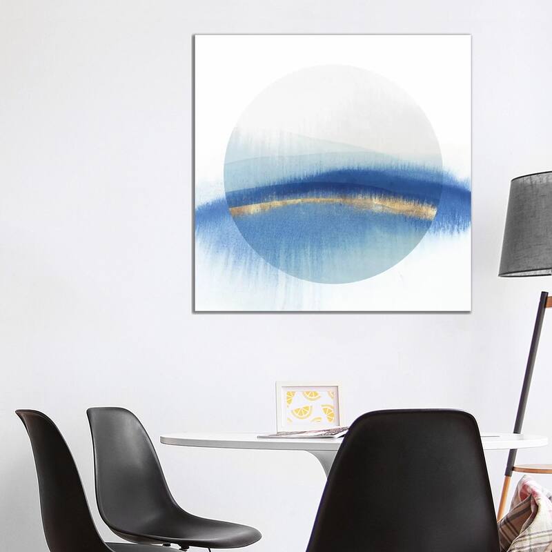 iCanvas "Indigo Eclipse I " by Isabelle Z Canvas Print - 37x37x1.5