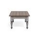 preview thumbnail 9 of 10, Plymouth Gray Wood Rectangular Coffee Table - 52" x 20" x 28"