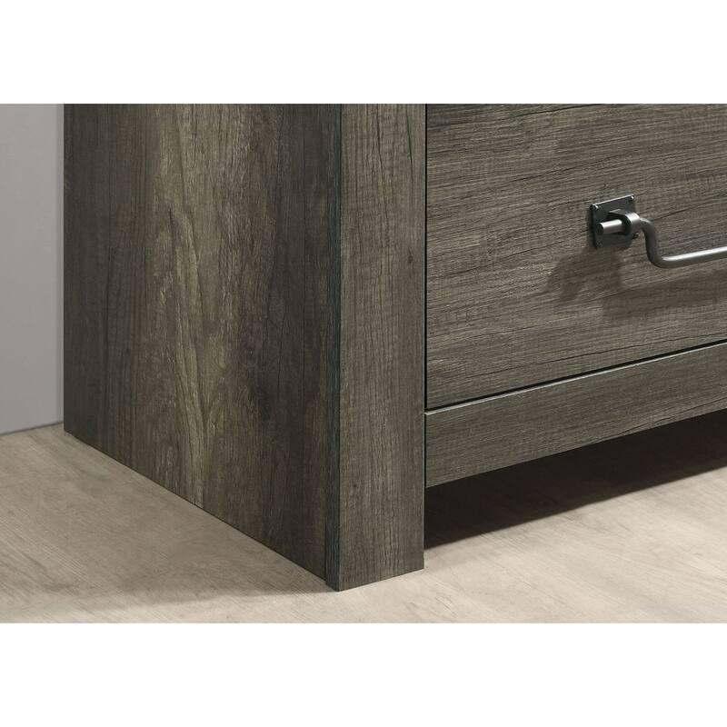 Charming Wooden Nightstand with Stylish Handles for Bedroom Enhancement