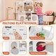 preview thumbnail 8 of 6, Corner Play Kitchen with Coffee Machine and Safe Design - 41" x 12" x 37"