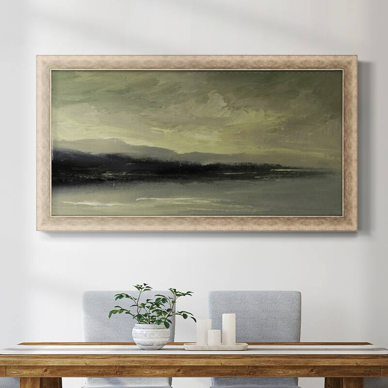 Coastal Dawn Premium Framed Canvas- Ready to Hang