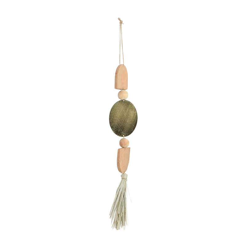 Metal & Terracotta Hanging Ornament