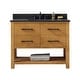 preview thumbnail 175 of 197, Sudio Design Bathroom Vanity Windwood Collection. 42" Single Sink - Natural