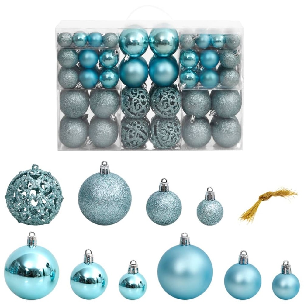 Plastic 25-Piece Ornament Set Sunnydaze Decor Color: Silver