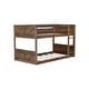preview thumbnail 10 of 18, Twin Size Floor Bunk Bed with Safety Guardrails and Built In Ladder