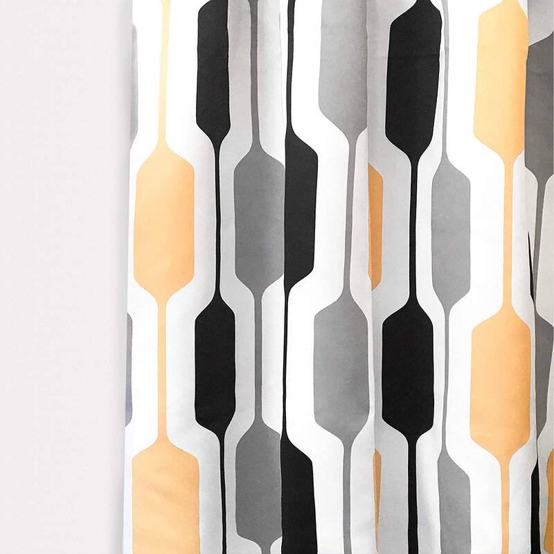 DriftAway Riley Geo Lined Window Curtain Valance