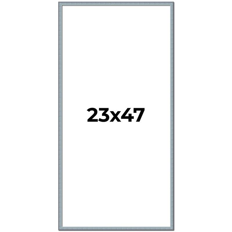23x47 Frame Rustic Sky Blue Solid Wood Picture Frame | 0.75 Inch