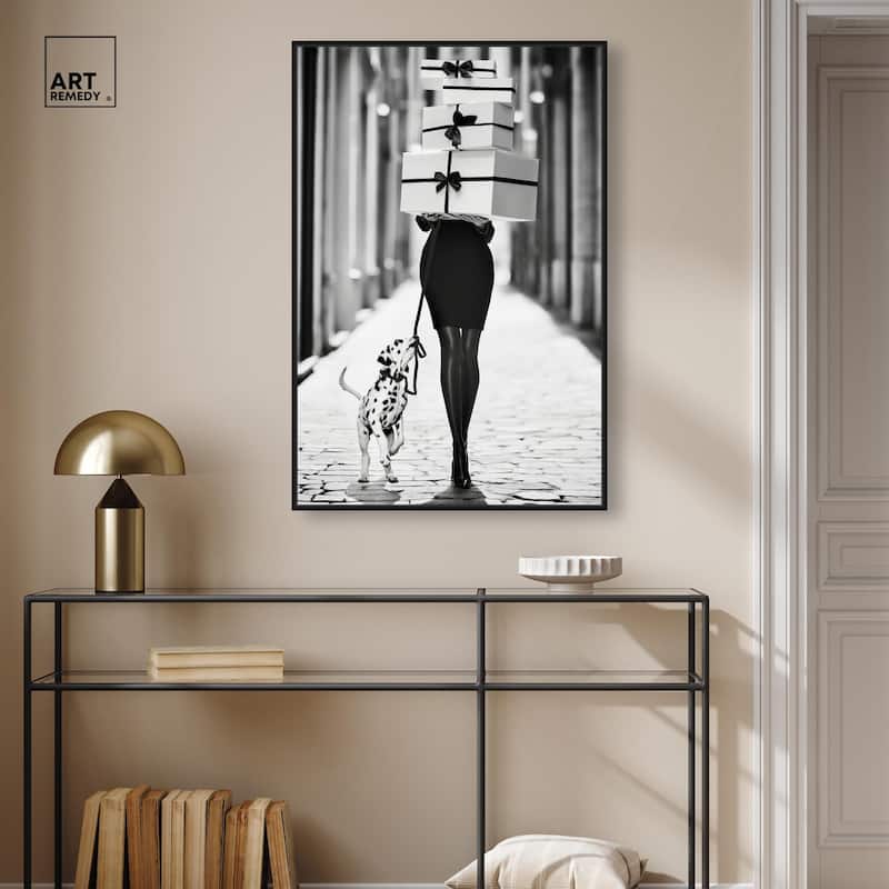City Dalmatian Canvas by Art Remedy