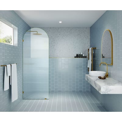 Glass Warehouse ARC-FL-30 Maven 86-3/4" High x 30" Wide Shower Screen