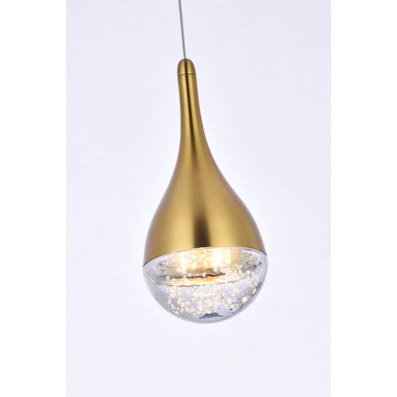 Elegant Lighting 3801D4 Amherst 5" Wide LED Suspension Mini Pendant