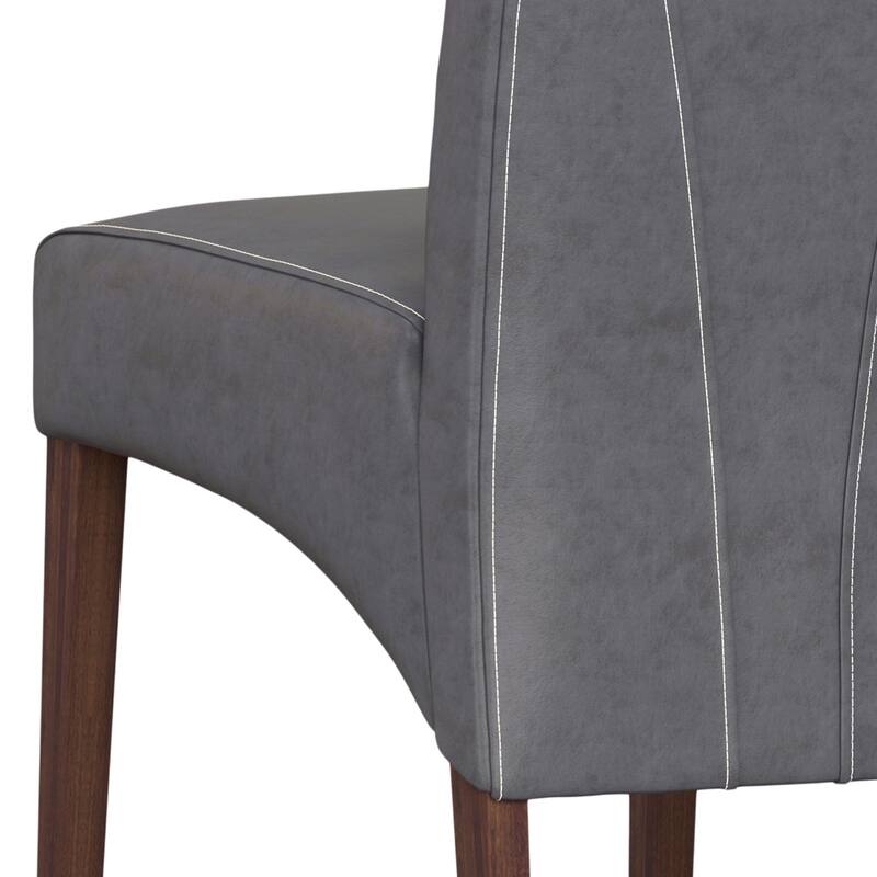 WYNDENHALL Franklin Transitional Deluxe Parson Dining Chair (Set of 2) - 17.7"w x 19.7"d x 40.2"h