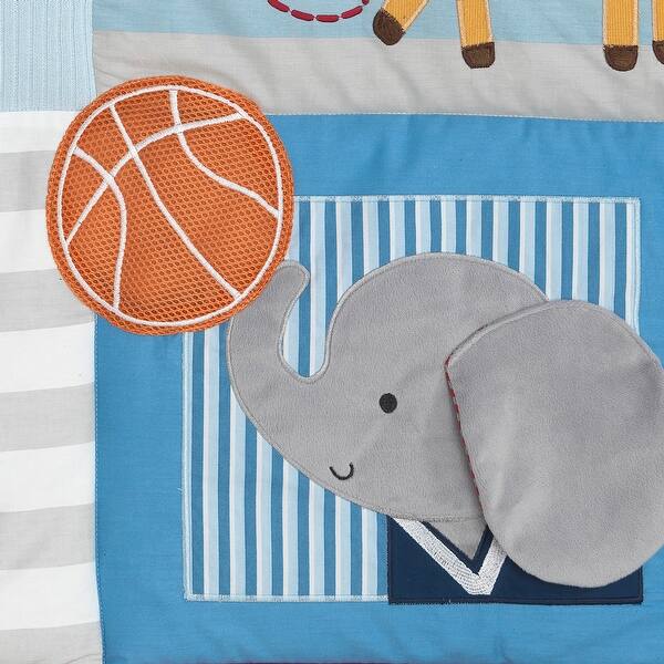 Shop Lambs Ivy Future All Star Blue Gray White Animal Sports