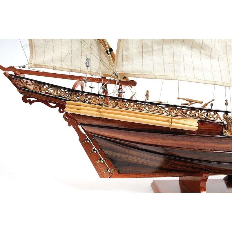 Hand Built Real Wood Model Ship