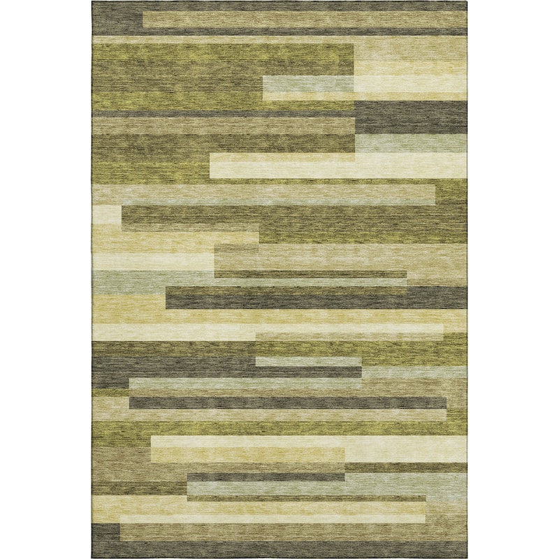 Premium Washable Super Soft Mosaic Stripe Mayfield Rug