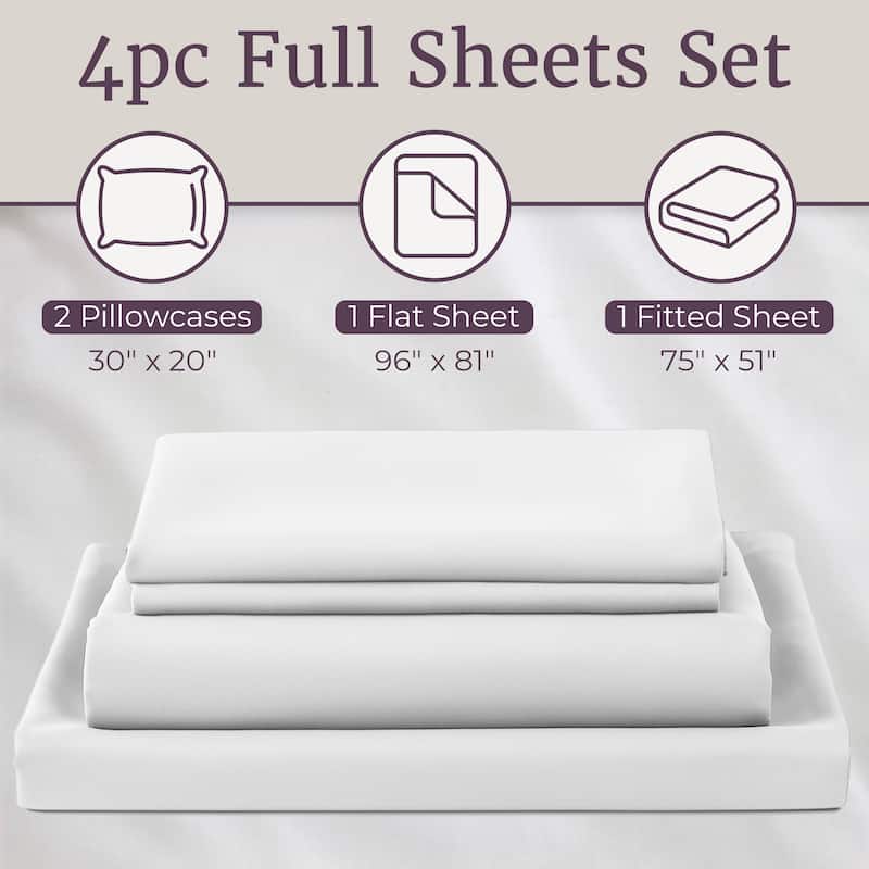 Wrinkle Resistant Brushed Microfiber Sheet Set by Windsor Home