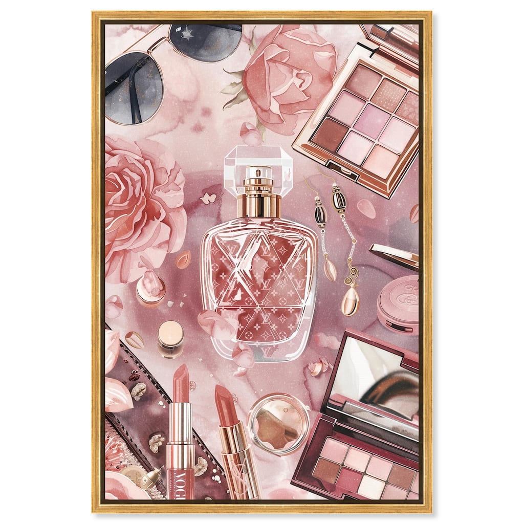 Glam Sparkle Lay Out II Canvas by Art Remedy