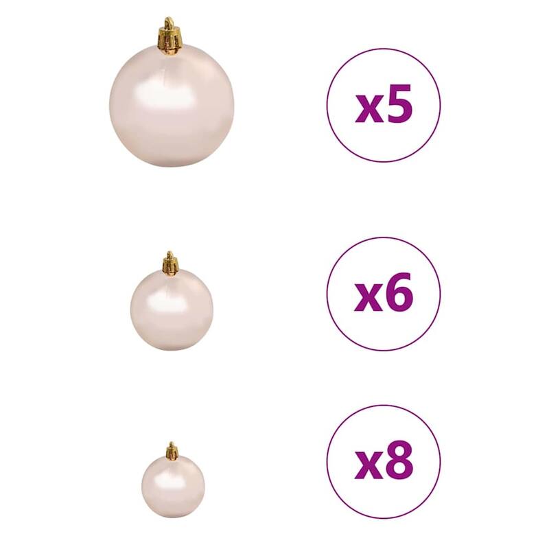 vidaXL Artificial Christmas Tree White 59.1" PVC