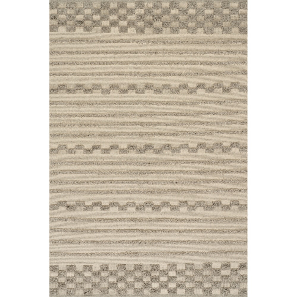 Carmeon Hamilton Nubi Bohemian Striped Hand Woven Rug