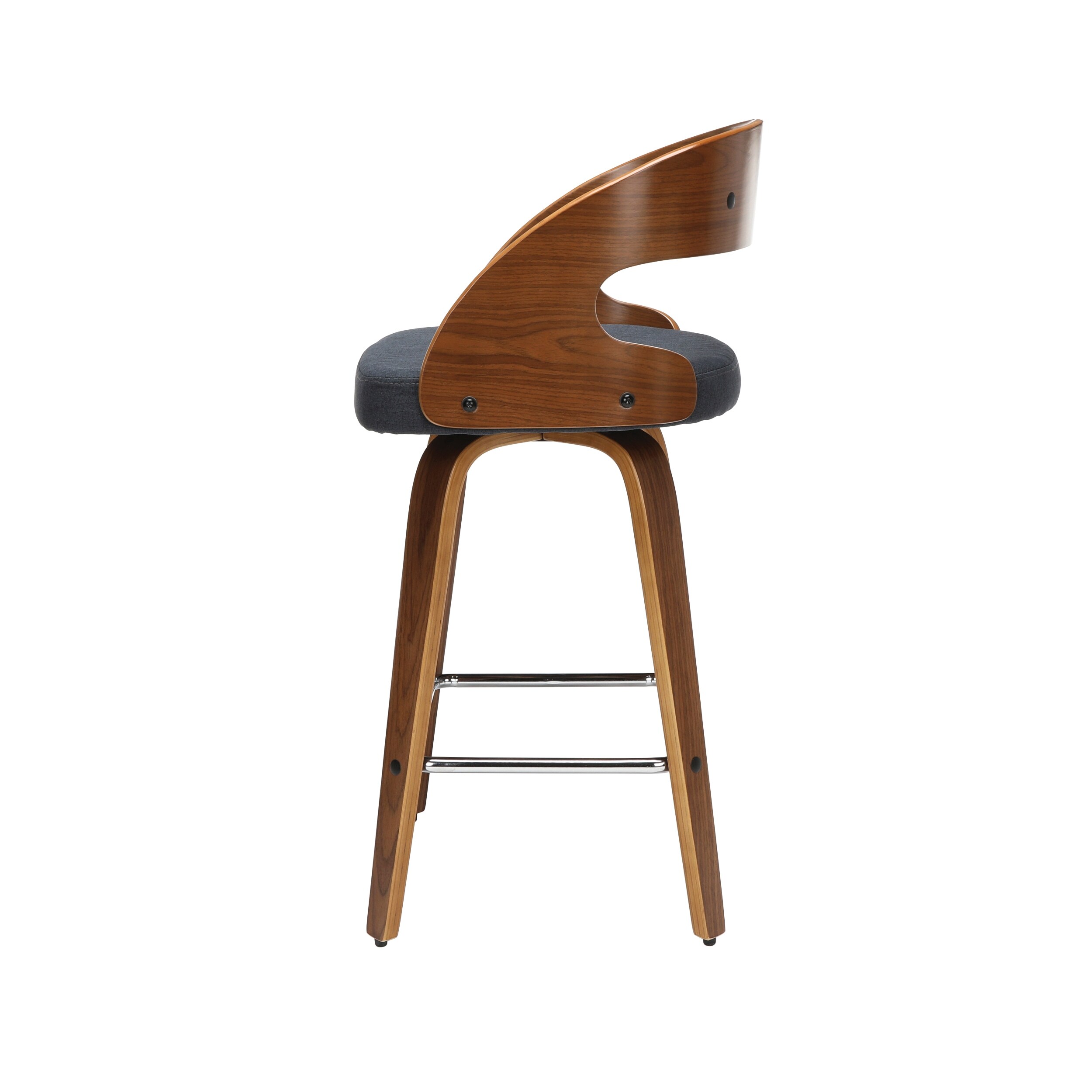 Carson carrington uggelhult bentwood frame swivel shop seat stool