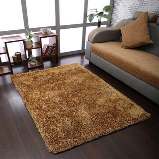 Hand Tufted Shag Polyester Area Rug - Bed Bath & Beyond - 40337653