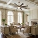 preview thumbnail 19 of 18, Vaczon 72" Modern Brass Plywood Large Smart Ceiling Fan with Dimmable LED Light and Remote - 72" - Remote & App Control