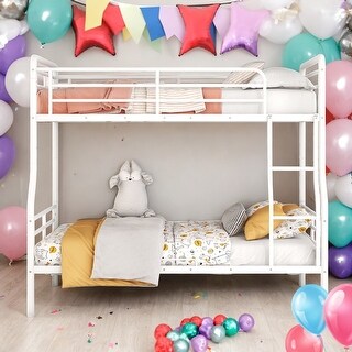 Modern Full XL Over Queen Bunk Bed,Save Space or Split Into 2 Beds for Bedroom