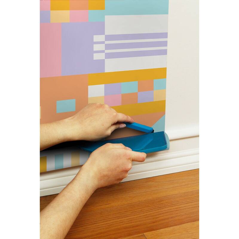 Aelfie Multi Warm Kiki Shapes Peel & Stick Wallpaper