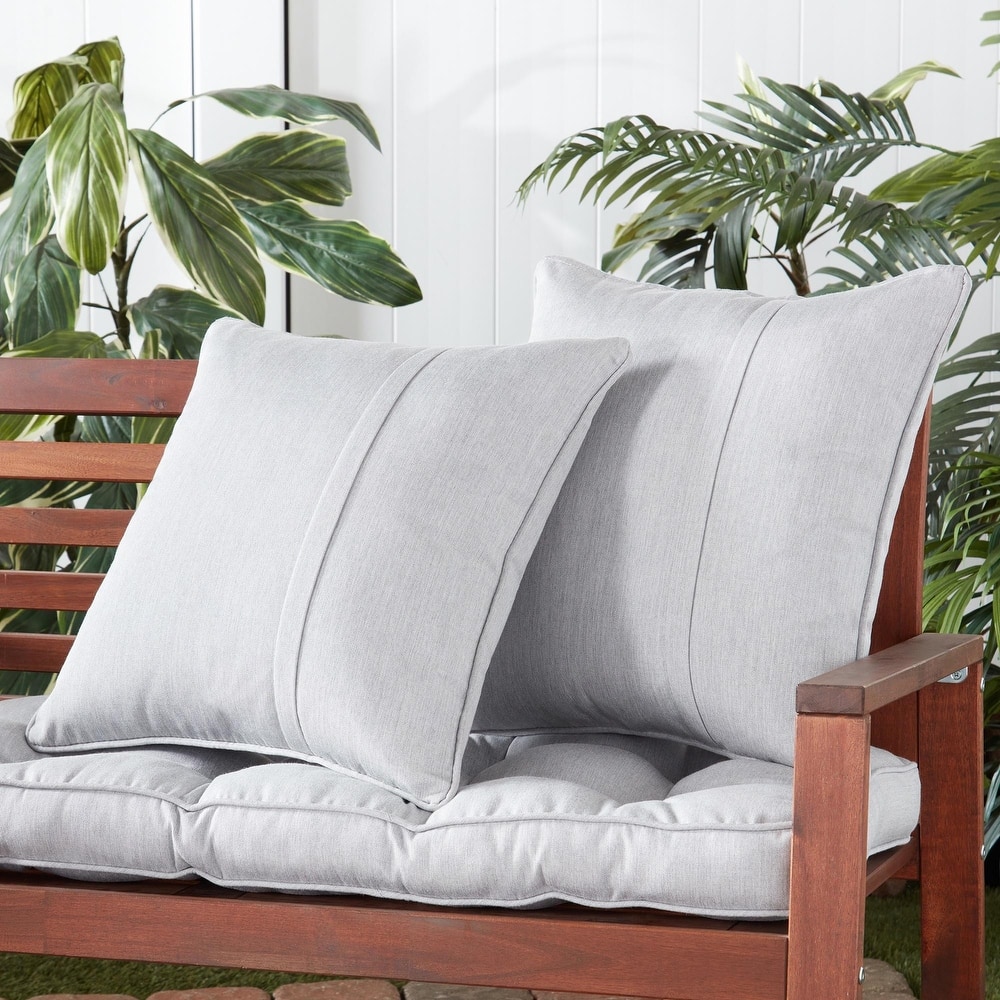 Greendale Home Fashions Sunbrella 20" Square Outdoor Throw Pillow (Set of 2)