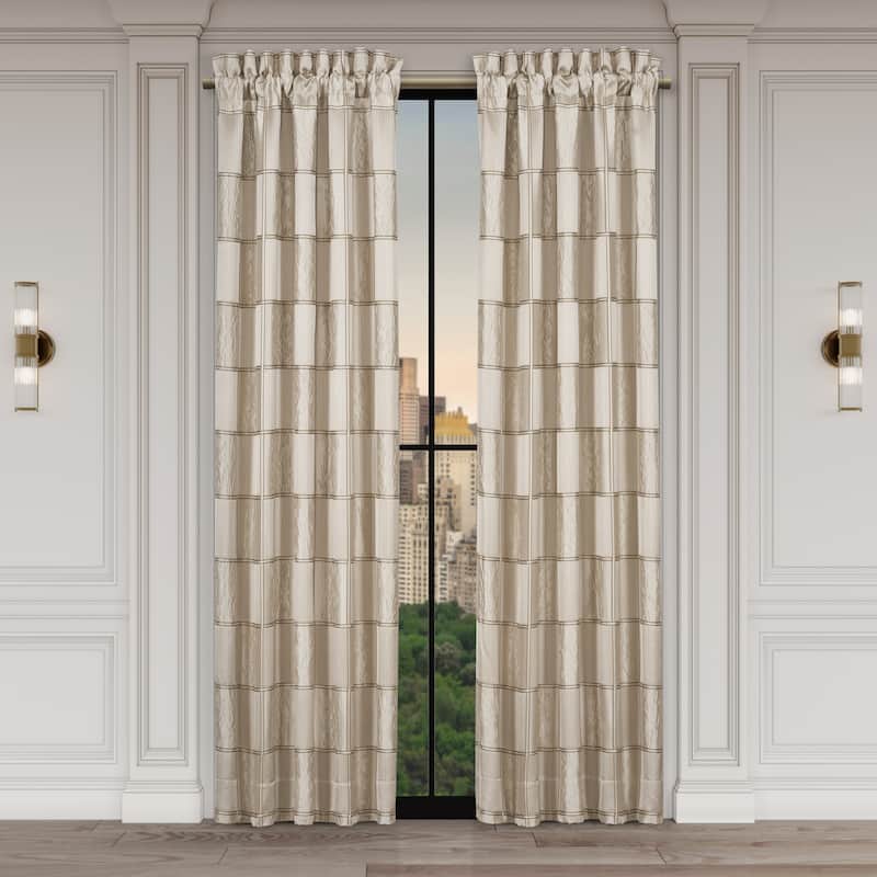 Brando Flax Window Panel Pair