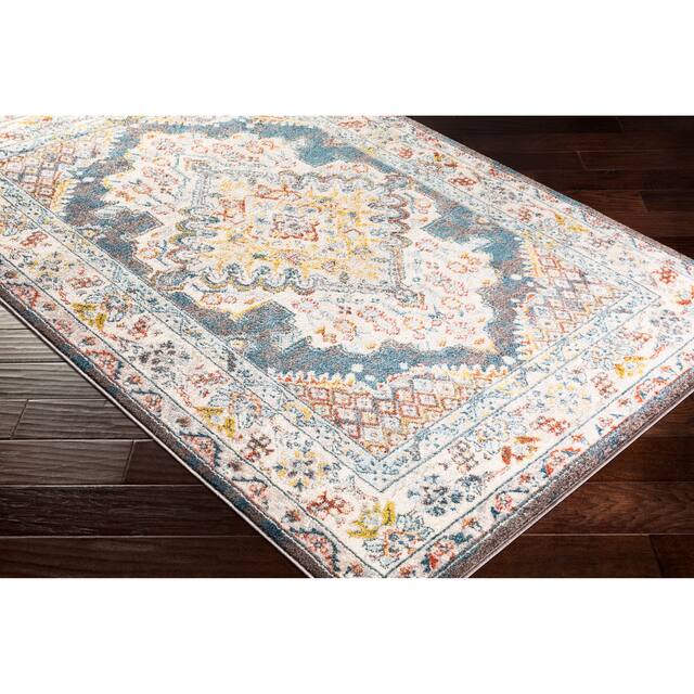 Elmas Traditional Persian Medallion Area Rug