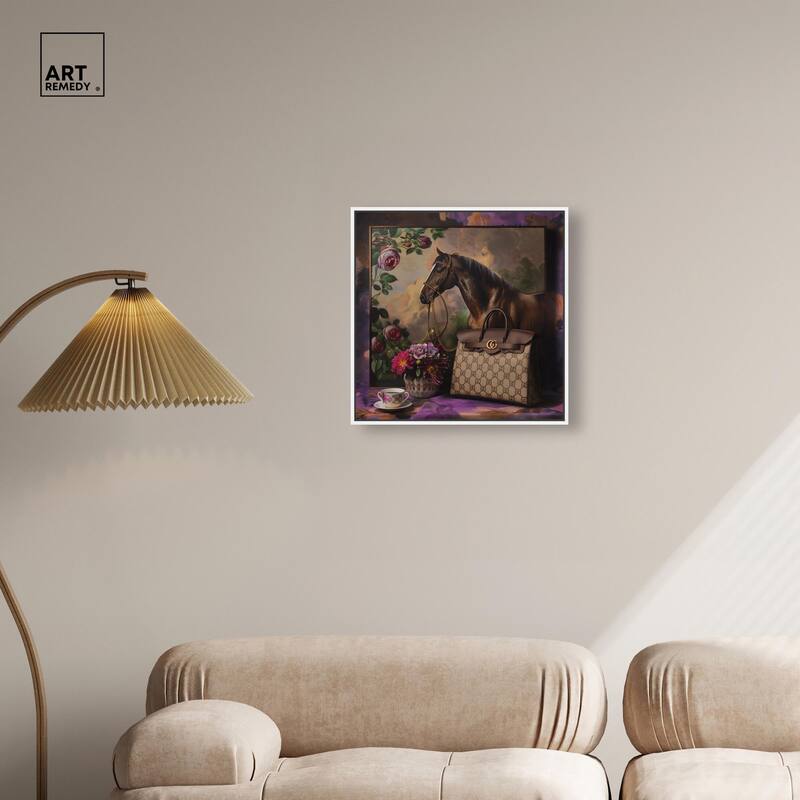 Fanciful Horse Portrait Canvas by Art Remedy