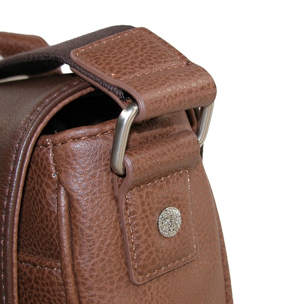 robert graham mulberry leather messenger bag