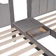 preview thumbnail 18 of 18, Triple Wooden Bunk Bed with Drawers and Guardrails - Space-Saving & Safe Kids' Bedroom Furniture