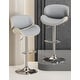 preview thumbnail 5 of 78, Bar Stools Adjustable Height Swivel Faux Leather Armless Barstools