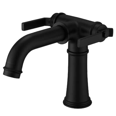 WIZ Double Handle Industrial Style Bathroom Faucet