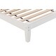 preview thumbnail 10 of 27, Twin Bed with Column-Decoration Headboard and Bed Slats