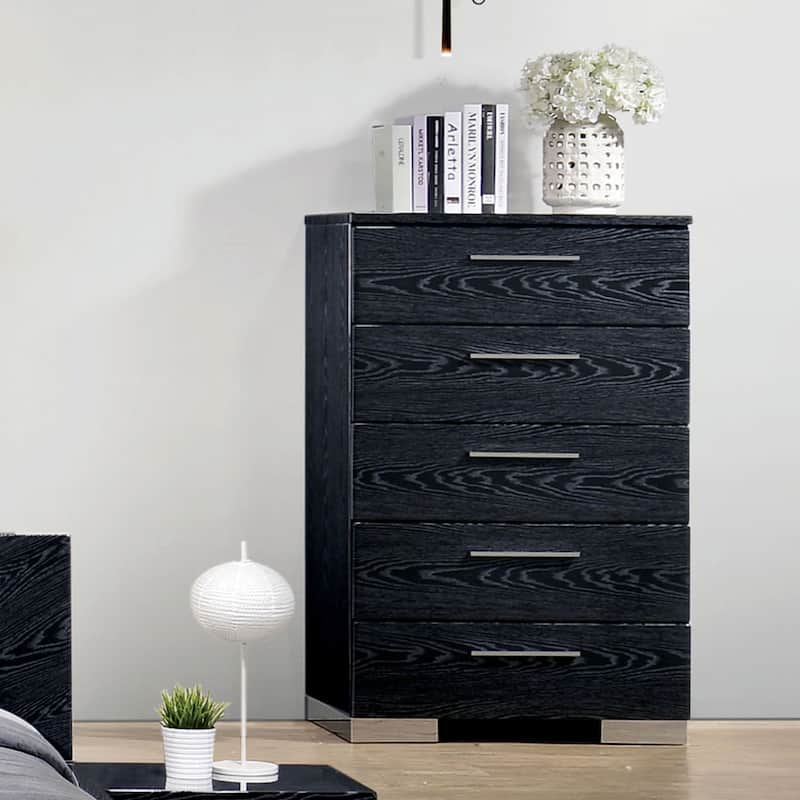 Ballingham Modern 5-Drawer Wood Vertical Chest by Carbon Loft