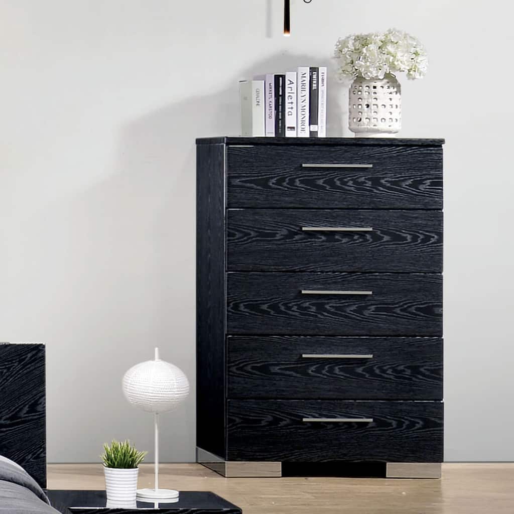 Ballingham Modern 5-Drawer Wood Vertical Chest by Carbon Loft