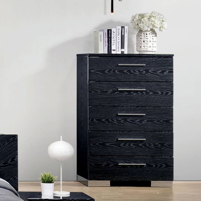 Ballingham Modern 5-Drawer Wood Vertical Chest by Carbon Loft