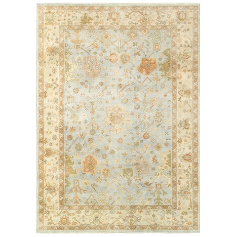 Tommy Bahama Palace Vintage Inspired Wool Hand Knotted Area Rug