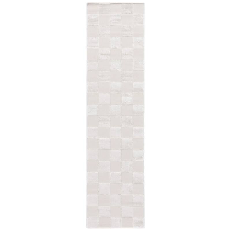 SAFAVIEH Saylor Eiriol Contemporary Rug - 2'3" x 8' Runner - Ivory - 2'3" x 8' Runner