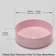preview thumbnail 4 of 36, BNK 16 inch White Ceramic Circular Vessel Bathroom Sink