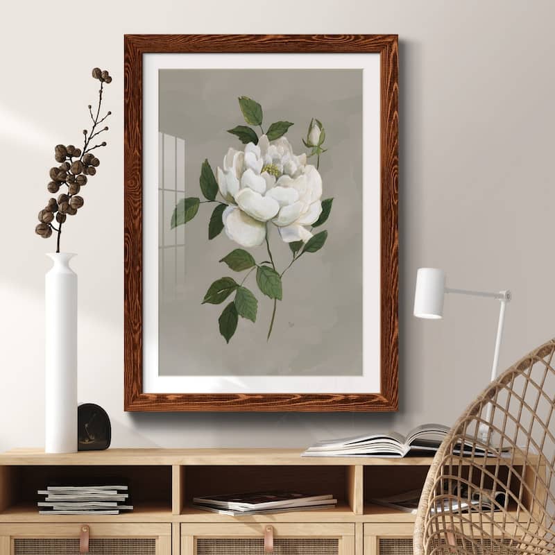 Botanical Rose-Premium Framed Print - Ready to Hang