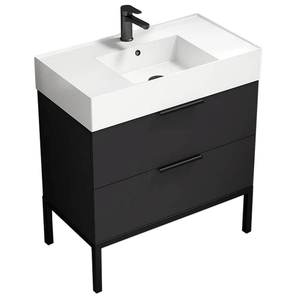 Nameeks Derin-3217 Derin 32" Free Standing Single Basin Vanity Set